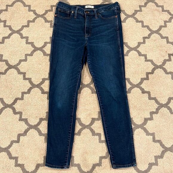 Madewell Denim - Madewell high rise skinny Jeans size 31 in EUC dark blue